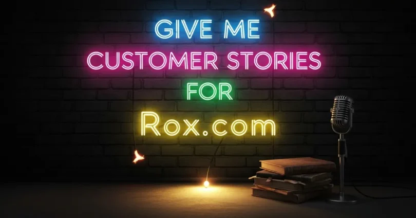 give me customer stories for rox.com